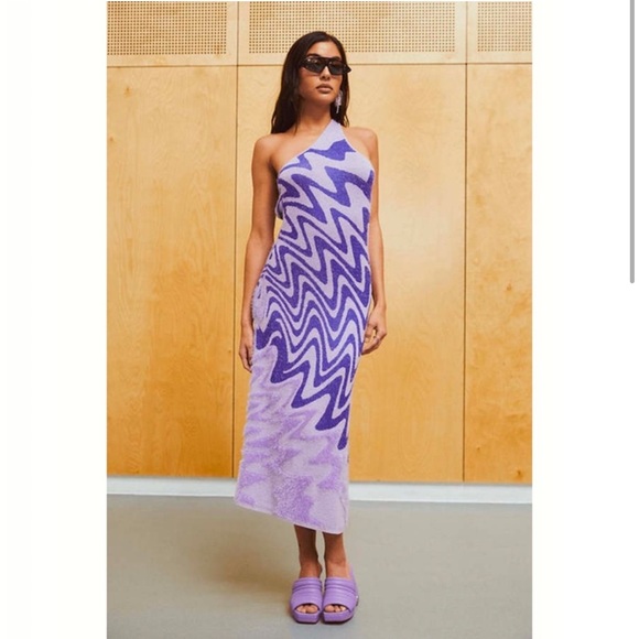 House of Sunny one shoulder wannabe Hockney dress up 12 US 8 - Picture 7 of 12